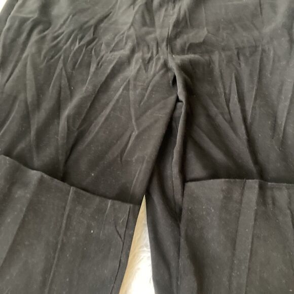 Kari’s Place Outfit Sz 18 Black Dress Pants Green Blouse Career Work Plus Size - Picture 4 of 16